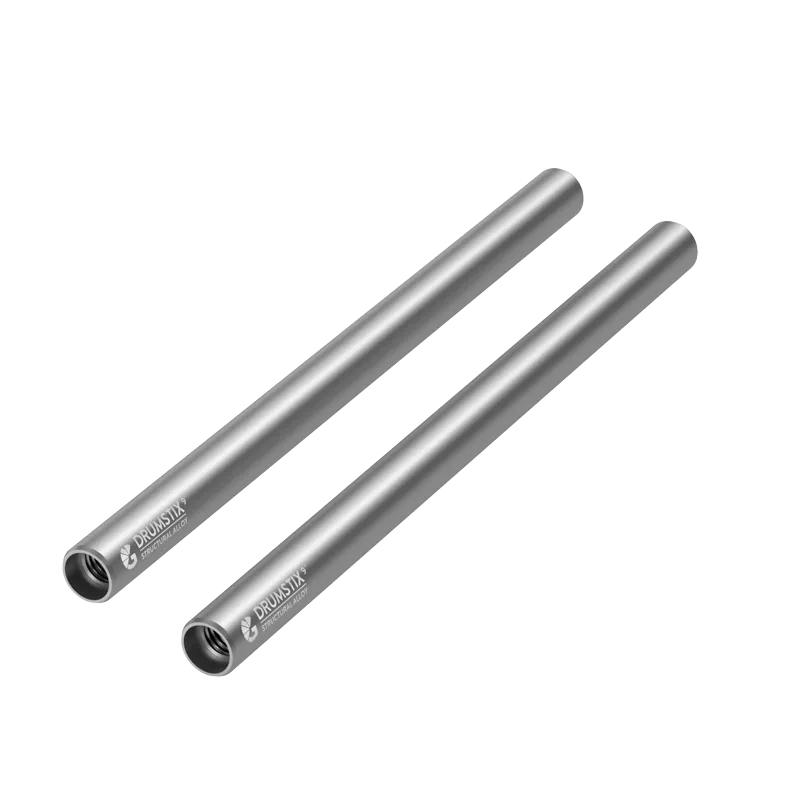 Bright Tangerine Drumstix 15mm Structural Alloy Rod 9" (Pair)