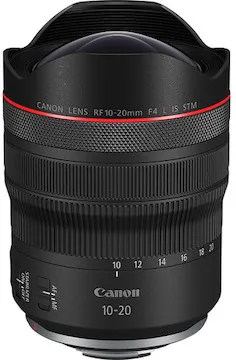 Canon RF 10-20mm ƒ/4 L IS STM Photography Lens with RF-Mount
