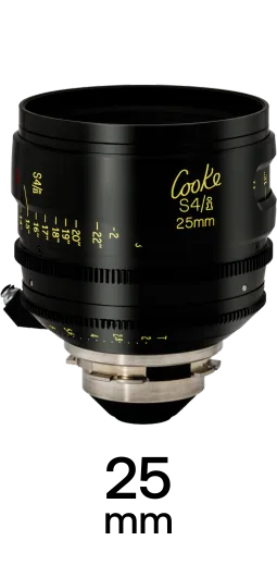 Cooke S4/i 25mm T2.0 Cinema Lens with PL-Mount