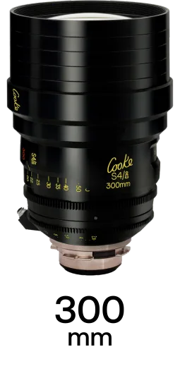 Cooke S4/i 300mm T2.8 Cinema Lens with PL-Mount