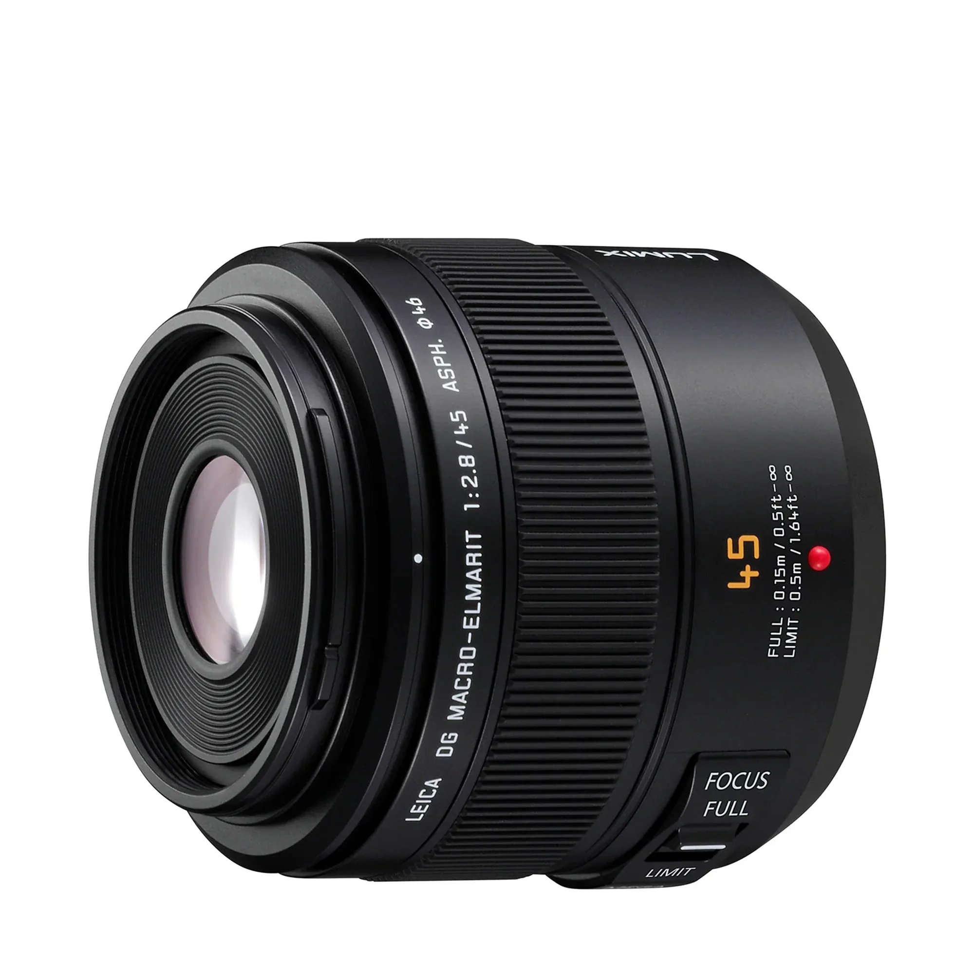 Panasonic Leica DG Macro-Elmarit 45mm ƒ/2.8 ASPH. MEGA O.I.S. Photography Lens with MFT-Mount