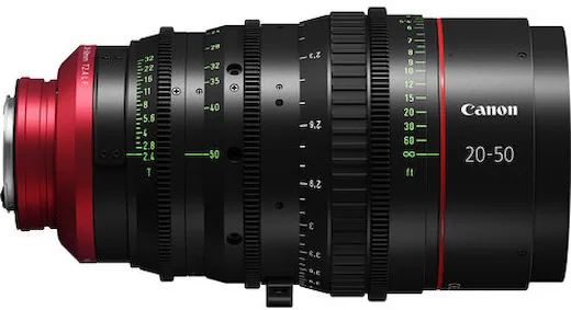 Canon CN-E Flex Zoom 20-50mm T2.4 Cinema Lens with EF-Mount