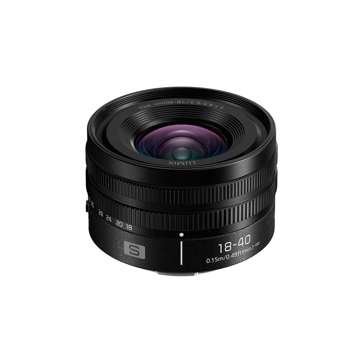 Panasonic Lumix S 18-40mm ƒ/4.5-6.3 Photography Lens with L-Mount
