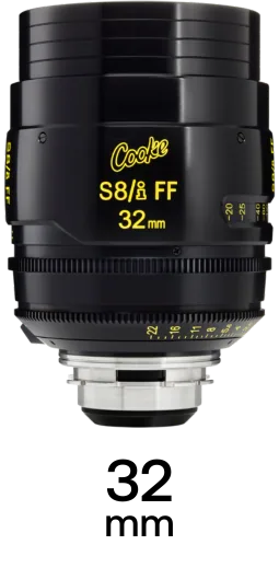 Cooke S8/i 32mm T1.4 Cinema Lens with PL-Mount