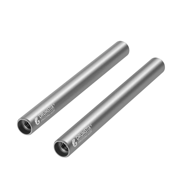 Bright Tangerine Drumstix 15mm Structural Alloy Rod 6" (Pair)