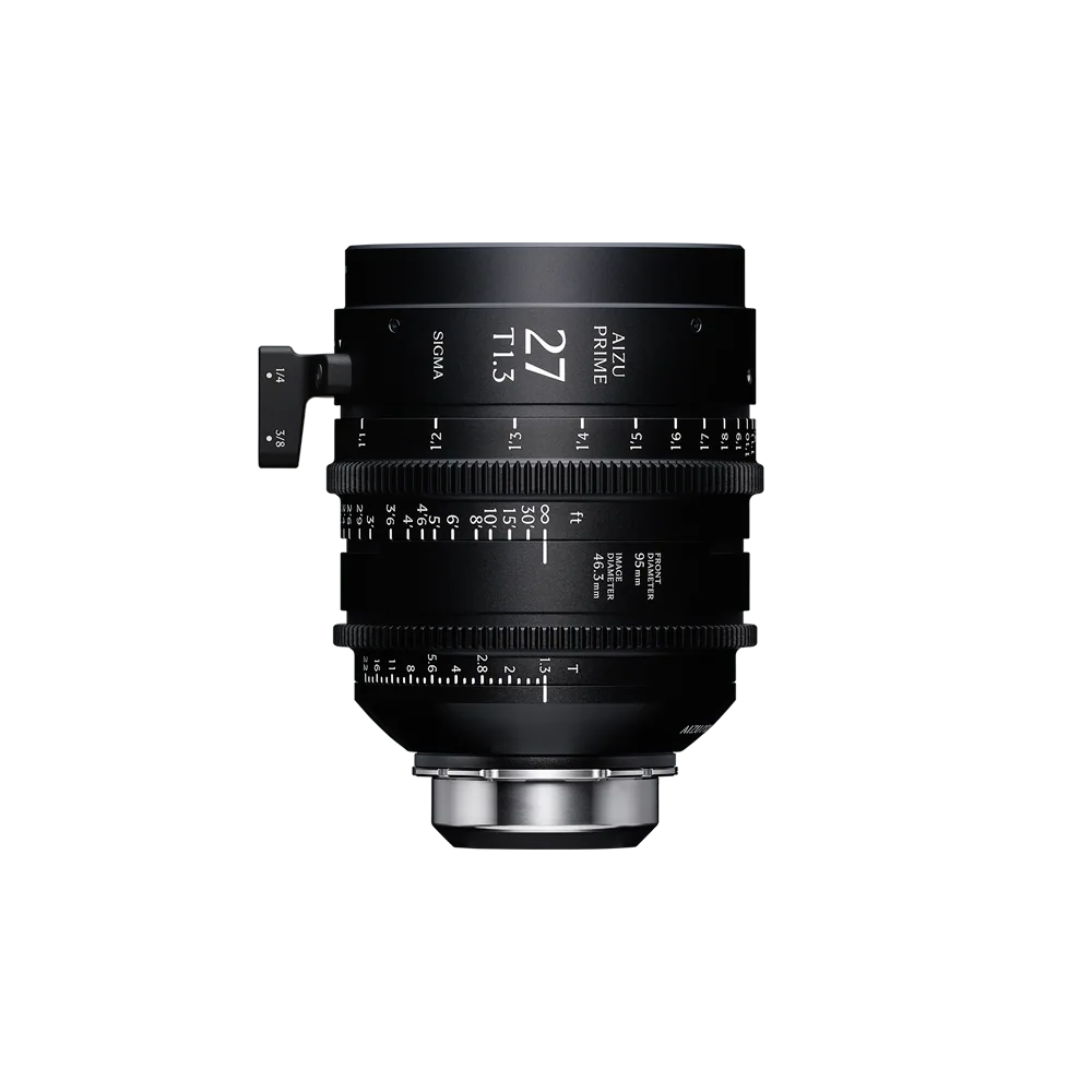 Sigma Aizu Prime 27mm T1.3 Cinema Lens with E-Mount