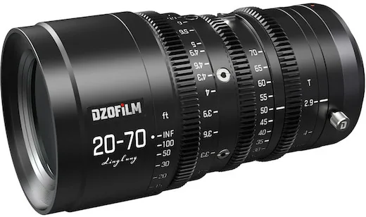 DZOFilm LingLung 20-70mm T2.9 Cinema Lens with MFT-Mount