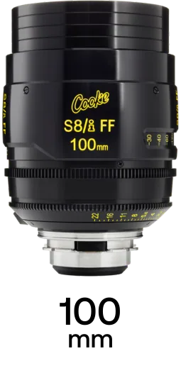 Cooke S8/i 100mm T1.4 Cinema Lens with PL-Mount