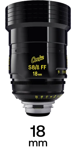 Cooke S8/i 18mm T1.4 Cinema Lens with PL-Mount