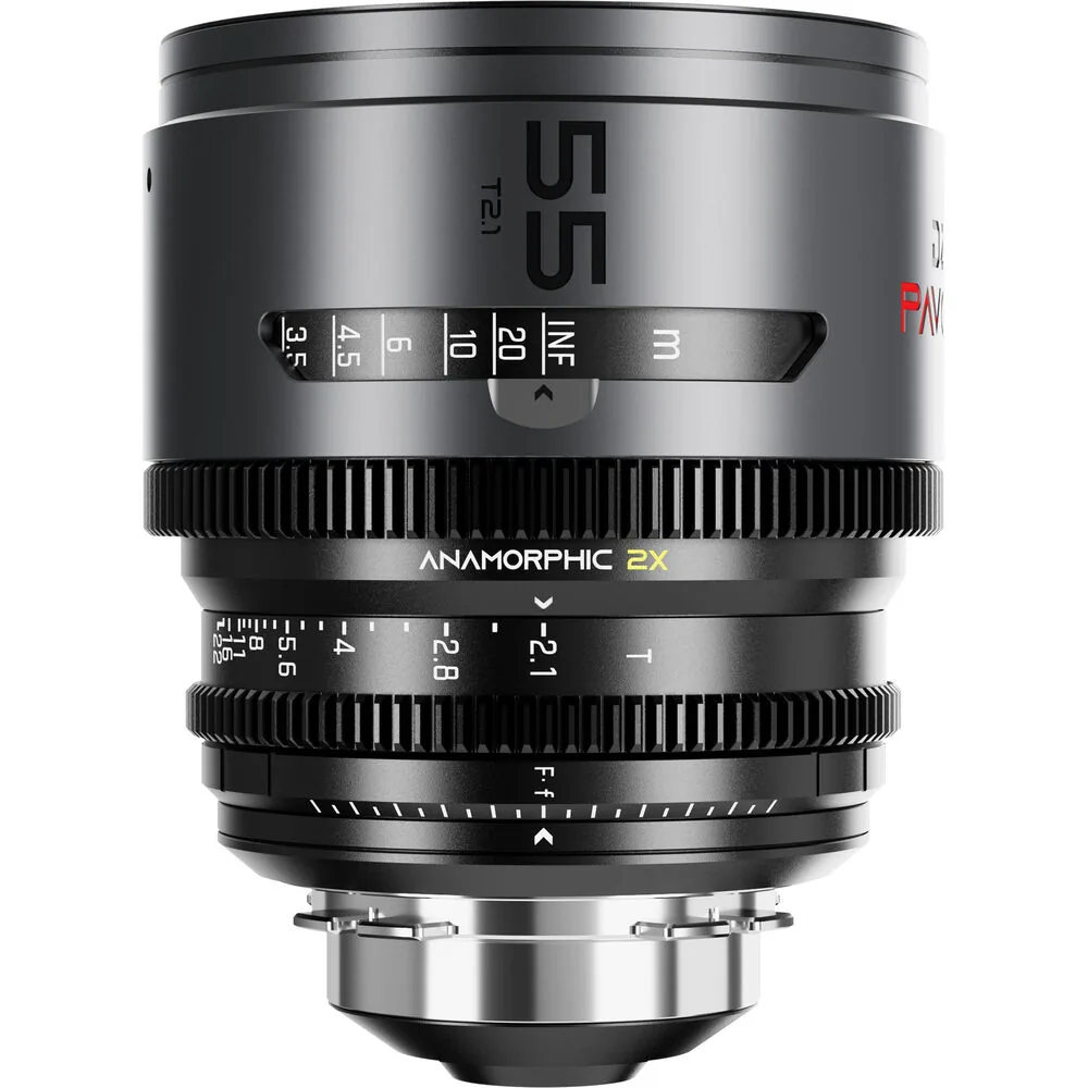 DZOFilm PAVO 55mm T2.1 2x Anamorphic Cinema Lens with PL & EF-Mounts