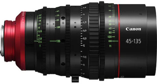 Canon CN-E Flex Zoom 45-135mm T2.4 Cinema Lens with EF-Mount