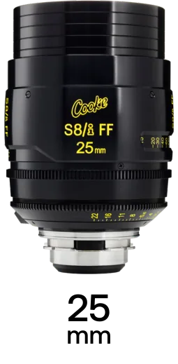 Cooke S8/i 25mm T1.4 Cinema Lens with PL-Mount