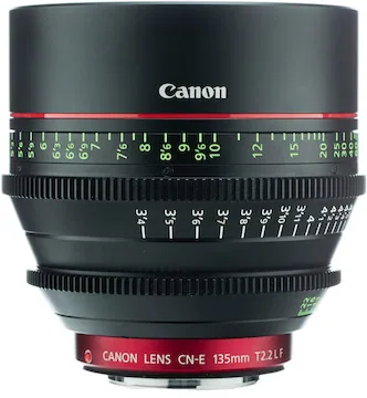 Canon CN-E 135mm T2.2 Cinema Lens with EF-Mount
