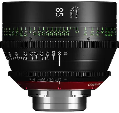 Canon Sumire 85mm T1.3 Cinema Lens with PL-Mount