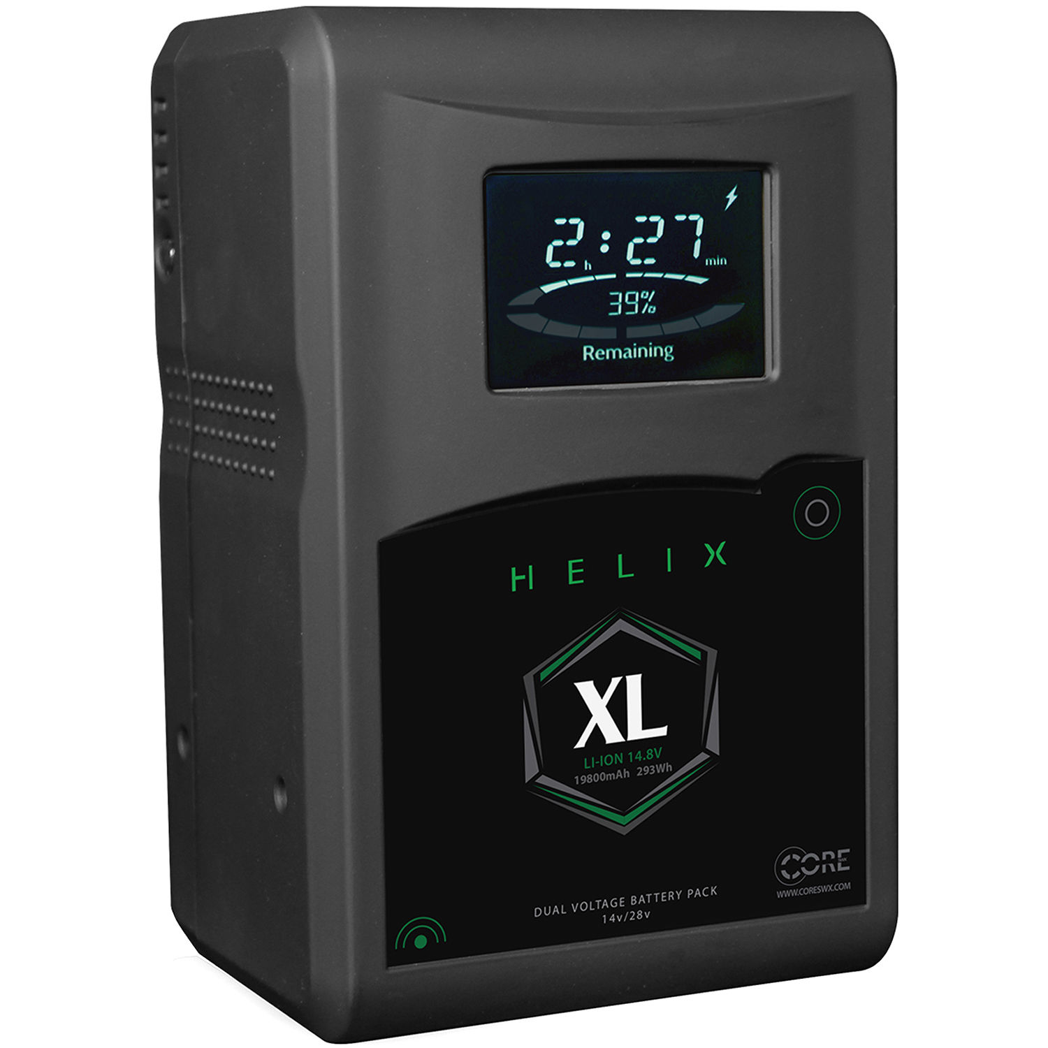 Core SWX Helix XL 293Wh Dual-Voltage Lithium-Ion Battery with V-Mount