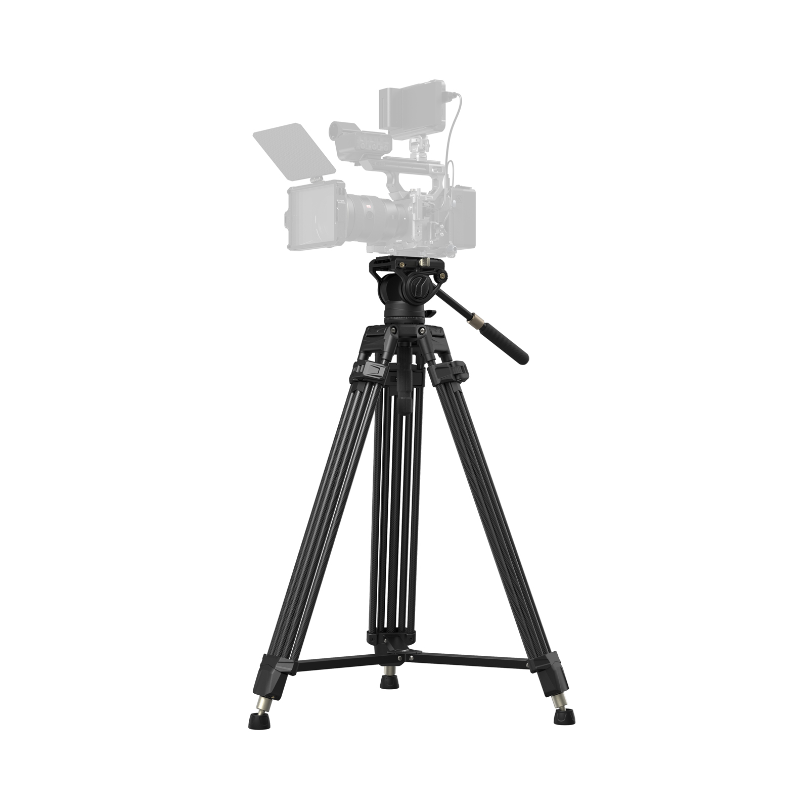 SmallRig AD-80S Carbon Fiber Tripod with 75mm Fluid Head